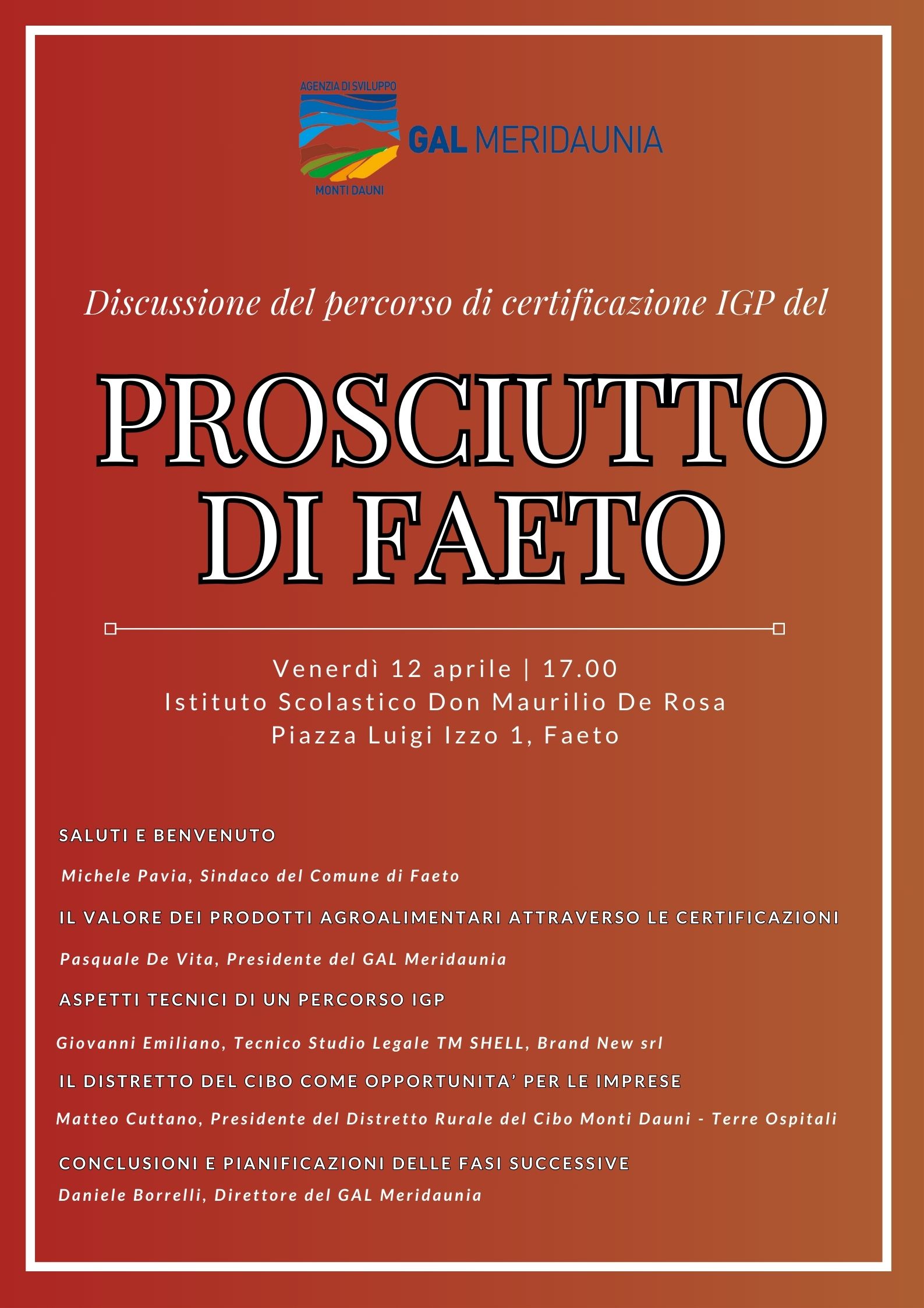 Discussione IGP Faeto 